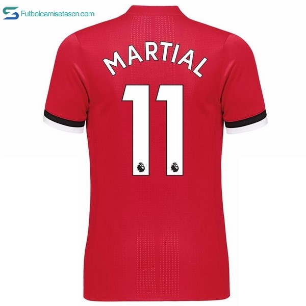 Camiseta Manchester United 1ª Martial 2017/18